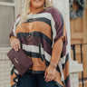 Prosecco On Park Ave Poncho In Camel Curves Image - 1