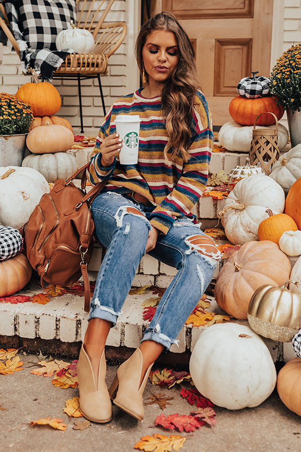 Weekend Ritual Stripe Chenille Sweater Image - 2