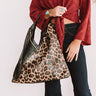 Tribeca Treasure Leopard Tote In Black Image - 1