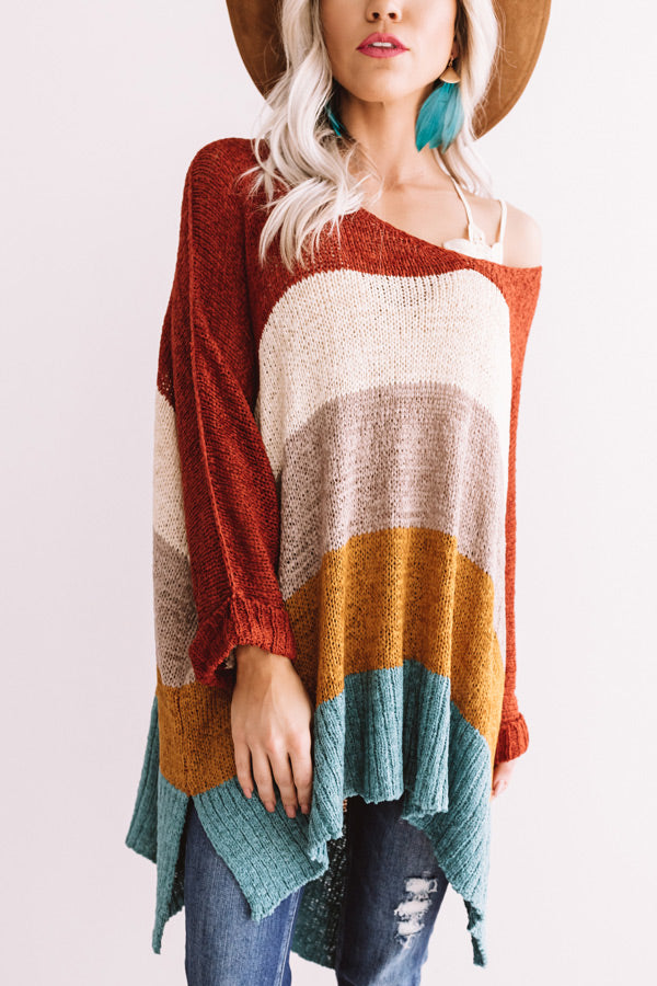 All The Fall Things Color Block Tunic Image - 1