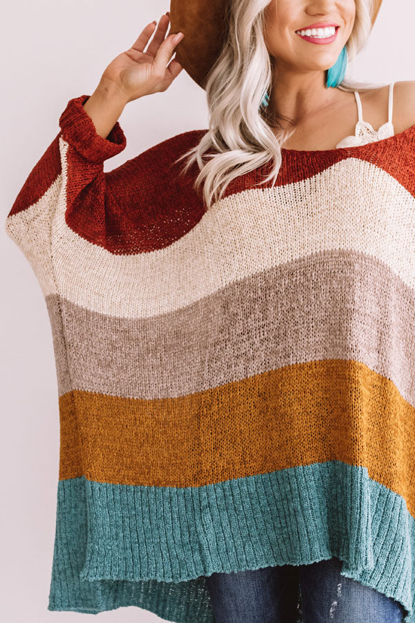 All The Fall Things Color Block Tunic Image - 1