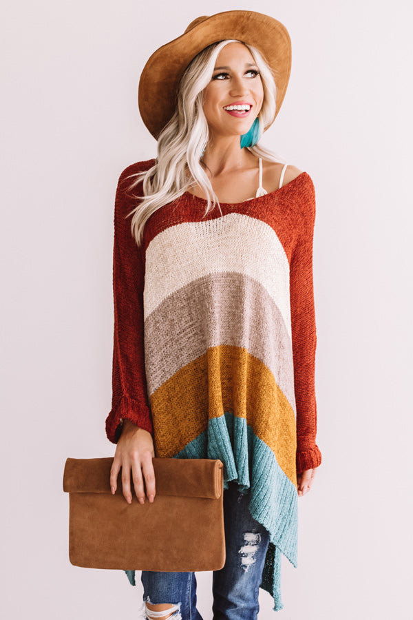 All The Fall Things Color Block Tunic Image - 1