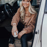 London Bridge Sherpa Pullover In Iced Latte Image - 1