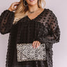 Spot On Babydoll Top In Black Curves Image - 1