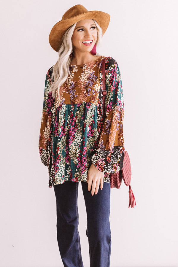 Graceland Floral Shift Top Image - 5