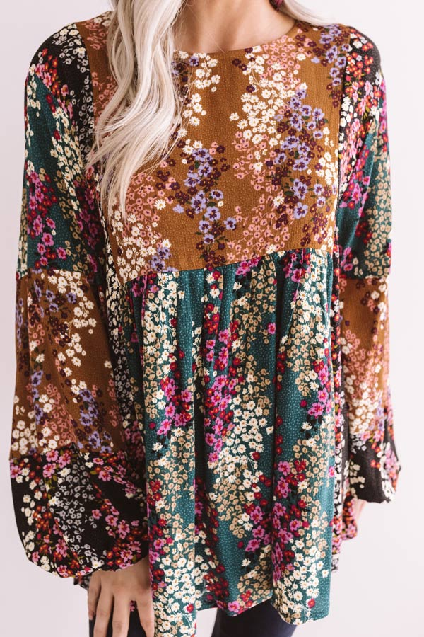 Graceland Floral Shift Top Image - 2