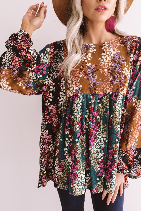 Graceland Floral Shift Top Image - 3