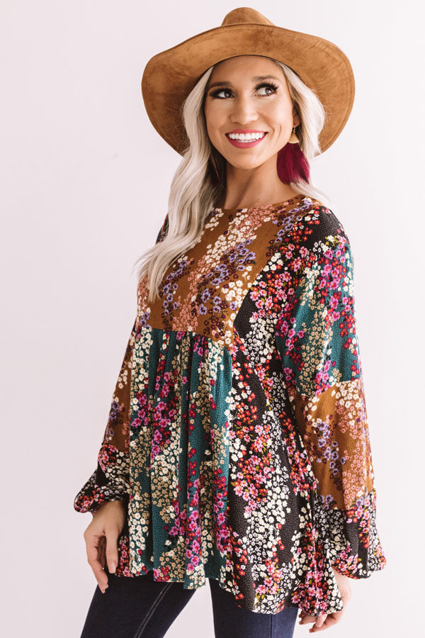 Graceland Floral Shift Top Image - 4