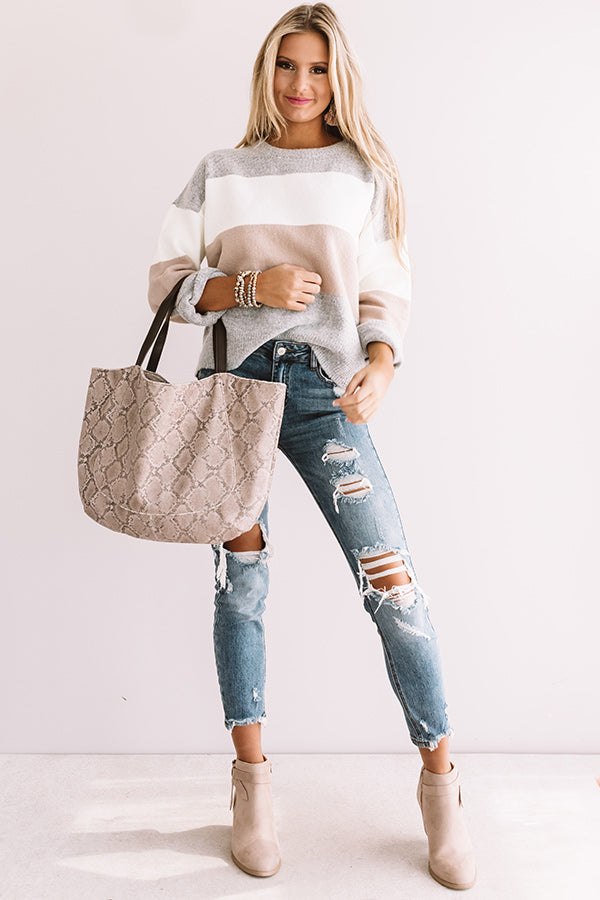 Sweet Adoration Colorblock Sweater Image - 1