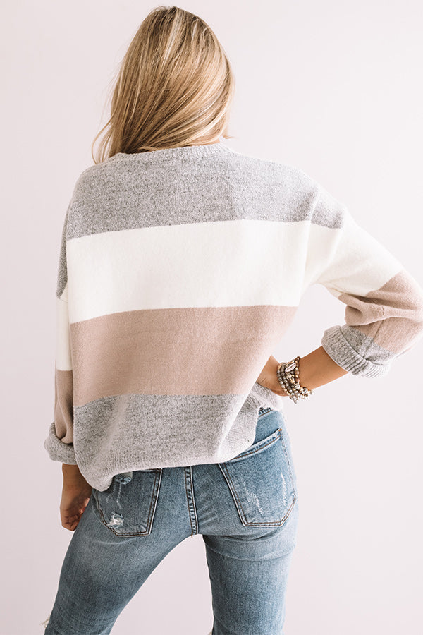 Sweet Adoration Colorblock Sweater Image - 1