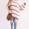 Bubbly And Bonfires Knit Sweater in Dusty Rose Curves Image - 1