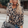 Perfectly Matched Leopard Shift Sweater Image - 1