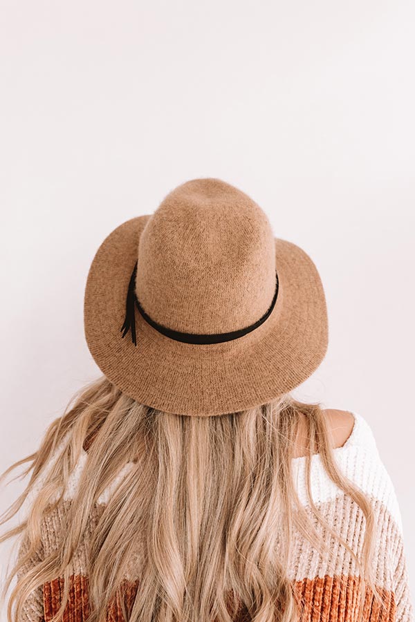 Lounging In London Knit Hat In Brown Image - 2