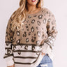 Chic Simplicity Leopard Sweater  Curves Image - 1