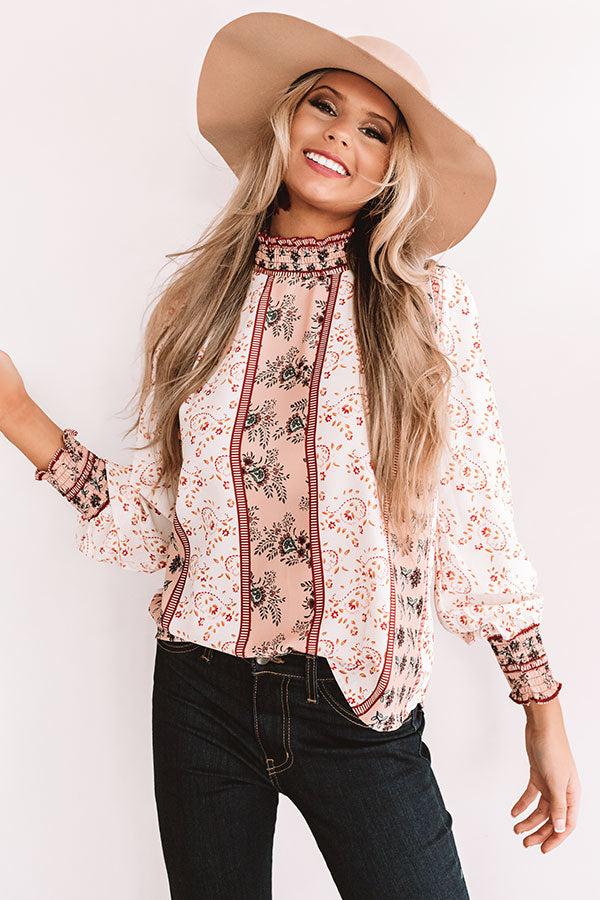 Downtown Chicago Floral Top Image - 4