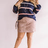Marvelous Mountain Views Stripe Sweater in Navy Curves Image - 1
