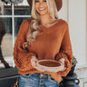 Colorado Winter Knit Sweater In Rust Image - 1