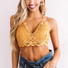 Hide And Seek Crochet Bralette In Golden Honey Image - 1