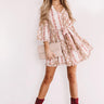 Private Suite Snake Print Ruffle Dress Image - 1
