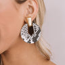 Cider Smiles Snake Print Earrings Image - 1