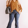 Major Craze Shift Top In Pumpkin Curves Image - 1