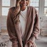 NYC Cuddles Ultra Soft Jacket In Iced Latte Image - 1
