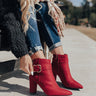 The Emmaline Bootie In Wine Image - 1