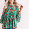 East Avenue Floral Shift Top Image - 1