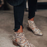 The Dani Snake Print Bootie Image - 1