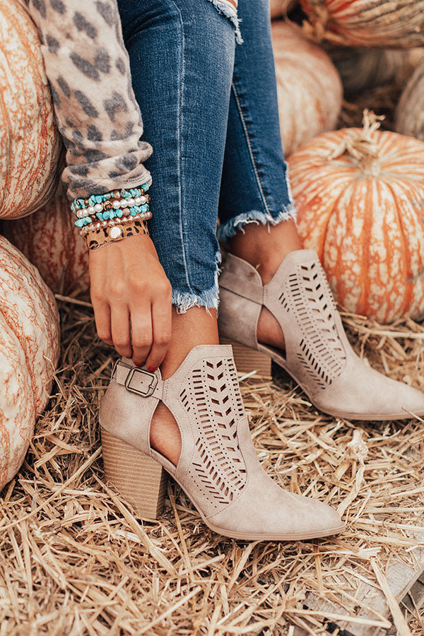 The Ronan Bootie In Taupe Image - 1