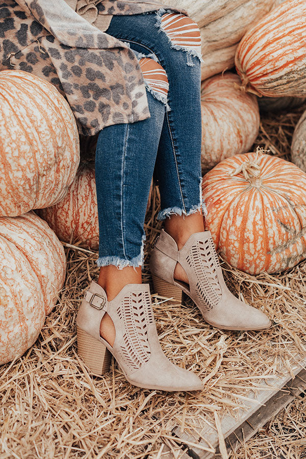 The Ronan Bootie In Taupe Image - 2