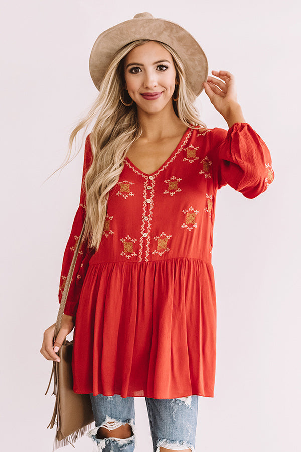 Twice As Nice Embroidered Dress Image - 2