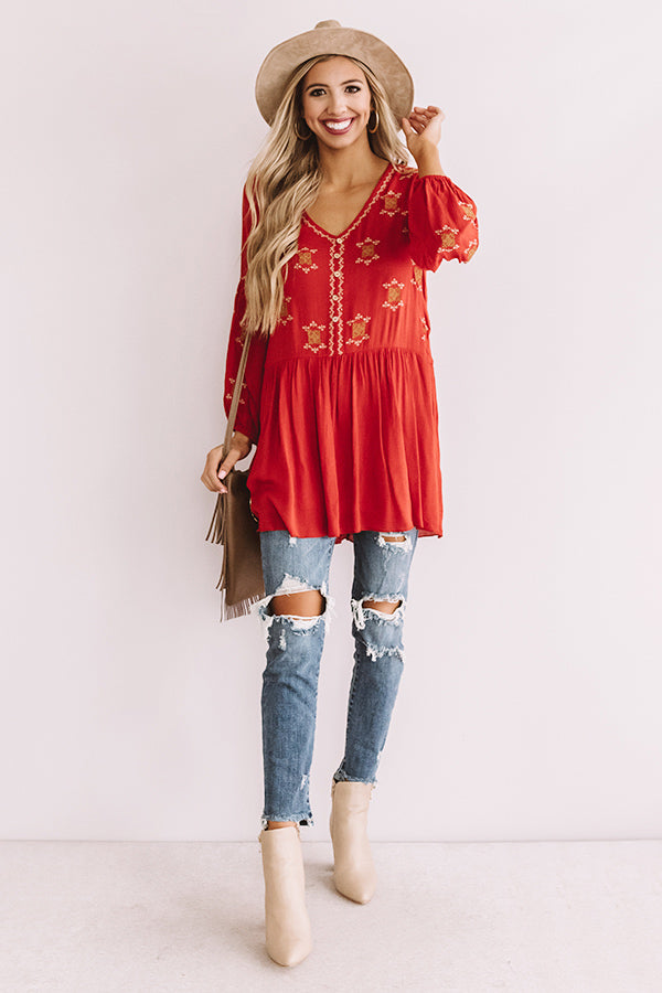 Twice As Nice Embroidered Dress Image - 5