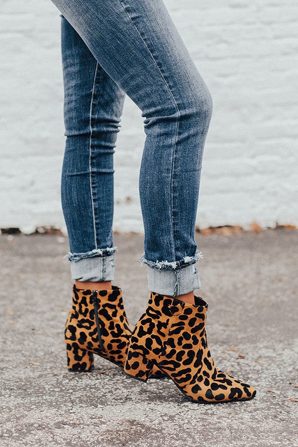 The Danielle Leopard Bootie Image - 1