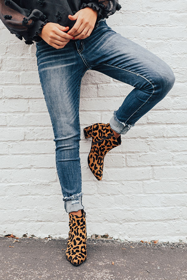 The Danielle Leopard Bootie Image - 4