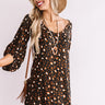 Effortlessly Charming Leopard Shift Dress Image - 1