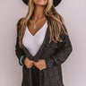 Sweet And Divine Knit Cardigan In Black Image - 1