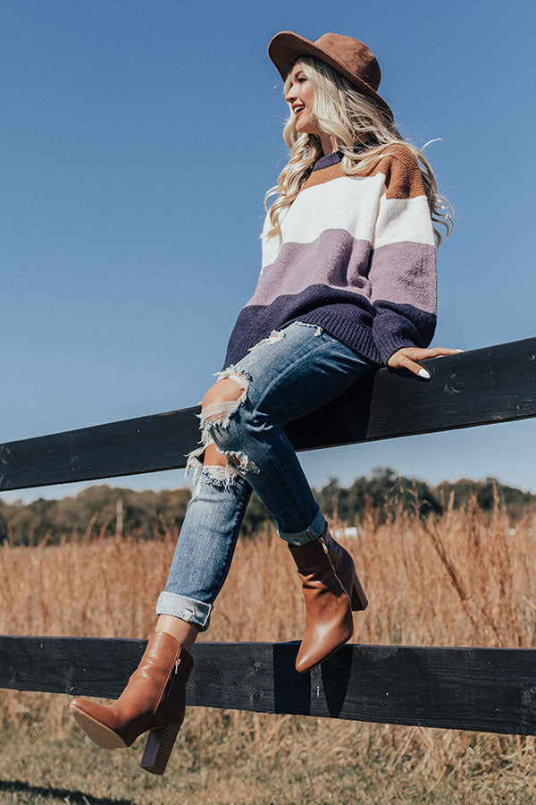 Salt Lake City Cuddles Colorblock Sweater Image - 1