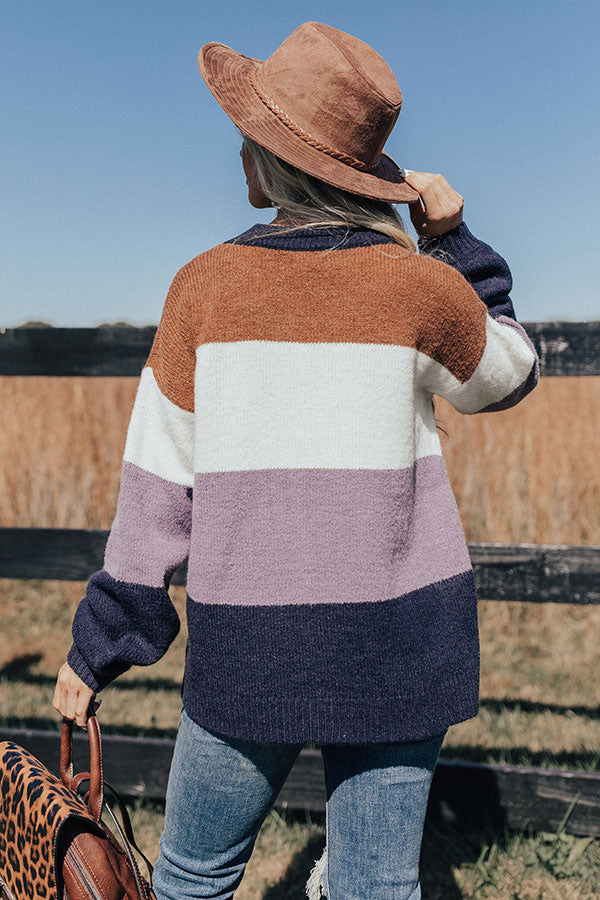 Salt Lake City Cuddles Colorblock Sweater Image - 1