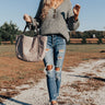 Chill Weekend Chenille Sweater In Sage Image - 1