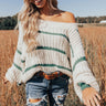 Time For Flurries Knit Sweater In Forest Image - 1
