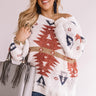 Warm Fuzzy Feels Knit Sweater In Ivory Curves Image - 1
