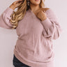 It's All The Rage Ultra Soft Sweater In Dusty Purple  Curves Image - 1