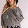 Day Maker Distressed Sweater  Curves Image - 1