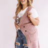 Strut The Catwalk Knit Vest In Blush Curves Image - 1