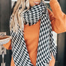 Classic Style Houndstooth Scarf Image - 1