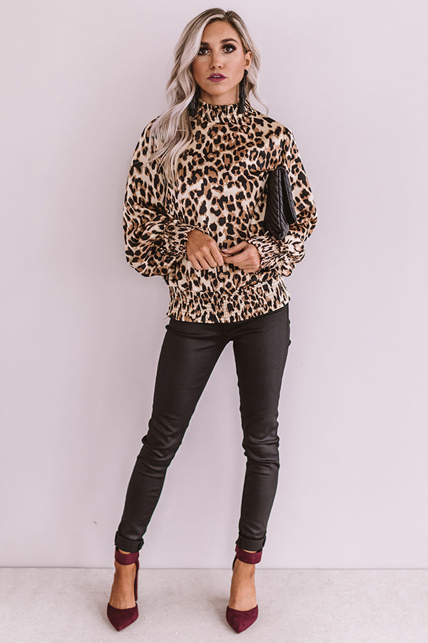 Popping Prosecco Leopard Top Image - 2