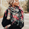 Chilly Situation Plaid Blanket Scarf Image - 1