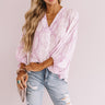 Livin' On The Edge Snake Print Top In Light Violet Image - 1