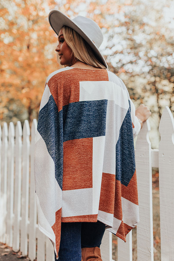 Stay Awhile Colorblock Shift Top Image - 3